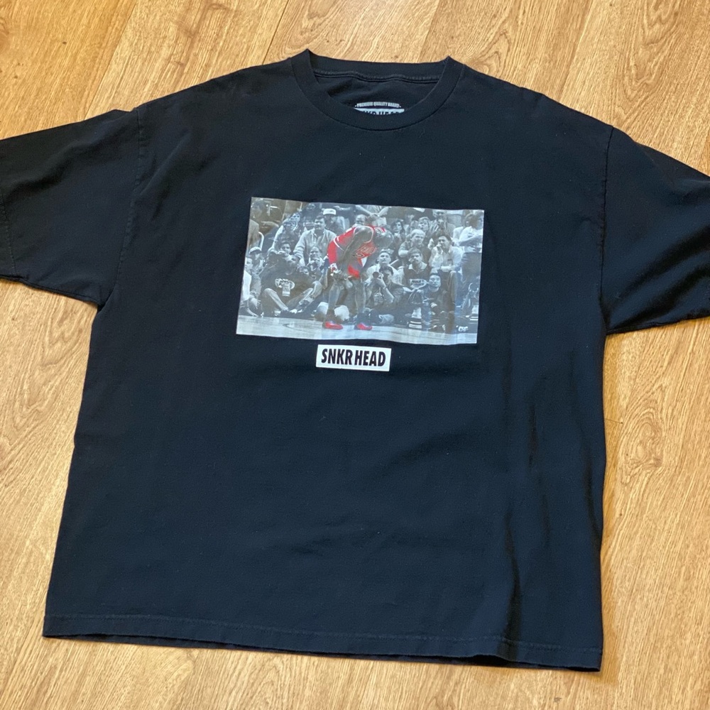 Used- Jordan flu game sneaker head tee. If you’re sick why not be the illest!